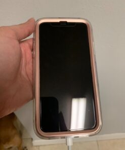 i-Blason Cosmo Full-Body Bumper Case with Built-in Screen Protector for iPhone XR 2018 Release, Pink Marble, 6.1" 42 61ws75iVmkL