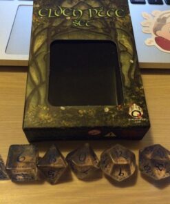 Elvish Dice Transparent/Blue (7) 27 61wsSyDi6L