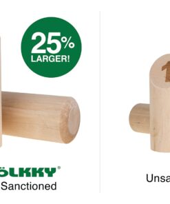 Molkky - Wooden Pin & Skittles Game - Outdoor Fun - For Beach - Park - Picnic - Playground - Classic Family Garden Game from Tactic 29 61wtXeyPFvL