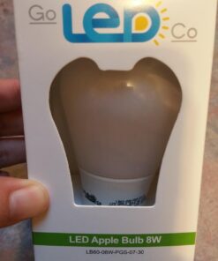 LED Light Bulbs A19 - Vintage Style Soft White Glow 8 Watt Bulbs - 60 Watt Equivalent - Brightest Bulb Energy Star 3000K 810 Lumens - 2 Year Warranty - 4 Pack - by Go LED Co 22 61wtbXqi0tL