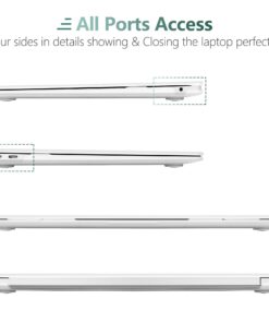 DONGKE for MacBook Air 13 Inch Case 2021 2020 2019 2018 Release Model A2337 M1 A2179 A1932, Frosted Matte Clear Hard Shell Cover for MacBook Air 13" with Retina Display & Touch ID - Garden Floral 29 61wvXeniaeL