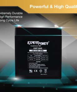 ExpertPower EXP1245 12V 4.5 Amp Rechargeable Battery for Security Systems 14 61ww8L0trhL