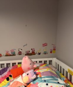 RoomMates RMK3183SCS Peppa The Pig Peel and Stick Wall Decals 44 61wwaHm7NQL