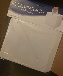 Beistle White Card Box Holder For Weddings, Baby Showers, Birthdays, Graduation Party Supplies 9" x 9" 37 61wyivIUF3L