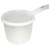 JapanBargain, Japanese Plastic Water Ladle Bath Ladle Dipper Leaf Series Made in Japan (1, White) 1 59 61x 6Wqc8 L
