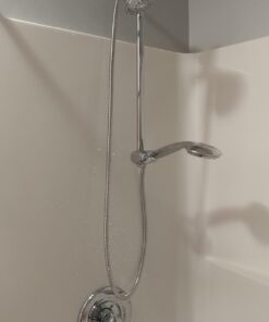 DreamSpa 3-way Shower Combo PLUS Instant-Mount Drill-Free Slide Bar - Enjoy Overhead & Handheld Shower Head with Height/Angle Adjustable Bracket and Stainless Steel Hose for Ultimate Convenience! 4" + 4" Shower Head Combo w/ Slide Bar 26 61x0U5mXfpL 1