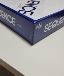 SEQUENCE- Original SEQUENCE Game with Folding Board, Cards and Chips by Jax ( Packaging may Vary ) White, 10.3" x 8.1" x 2.31" Multicolor 37 61x23HHU11L