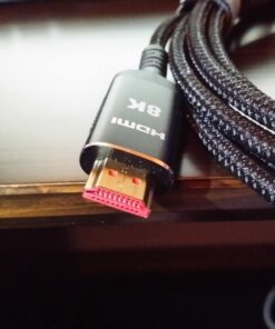 Snowkids 10K 8K HDMI Cable 2.1 10FT/3M 48Gbps, Certified 48Gbps High Speed 3D 8K60 4K120 144Hz Braided HDMI Cord eARC HDR10 HDCP 2.2&2.3 Compatible with Roku TV/PS5/HDTV/Blu-ray Black 10feet 1 36 61x2KWRlxOL 4