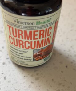 Turmeric Curcumin & Black Pepper Extract. High Absorption Joint Support Supplement with Bioperine. 95% Curcuminoids. Antioxidant Turmeric Supplement for Inflammation Balance & Immune Support. 1200mg Turmeric 1200mg 27 61x3LEukJuL