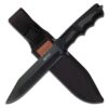 MTECH USA MT-086 Fixed Blade Hunting Knife, Black Straight Edge Blade, Black Handle, 12-1/4-Inch Overall, Black Blade 15 61x3LQi0cNL