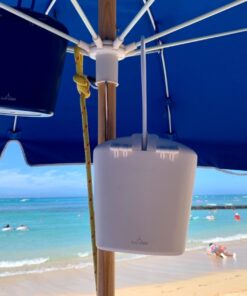 SAFEGO Portable Indoor/Outdoor Lock Box Safe with Key and Combination Access (White) White 57 61x3qV5OIBL