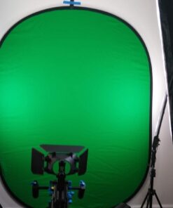 Fancierstudio 2 in 1 Chromakey Green Screen Chromakey Blue Screen Collapsible Backdrop Collapsible Reversible Background 5'x7' Chroma-Key Blue/Green By Fancierstudio RE2010 BG 53 61x4CP9PmTL