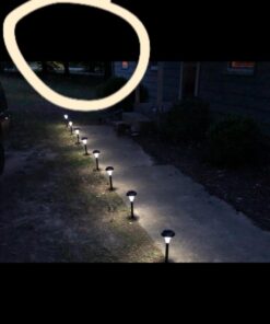 GardenBliss Best Solar Lights for Outdoor Pathway, 10 Brightest Light Set for Walkway, Patio, Path, Lawn, Garden, Yard Decor, Double Waterproof Seal, Large Led Landscape Outside Post Lighting Lamps Pack of 10 - White Light 36 61x4RttDl7L