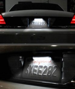 iJDMTOY Universal Fit Bolt-On To License Plate Frame 12-SMD Xenon White LED License Plate Illumination Light Lamp 31 61x58YOA4KL