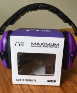 Pro For Sho 34dB Shooting Ear Protection - Special Designed Ear Muffs Lighter Weight & Maximum Hearing Protection Standard Purple 31 61x5DQXTkgL