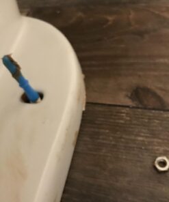 Danco 10879 All-in-One Toilet Installation Kit with Perfect Seal Wax Ring & Zero Cut Bolts, Blue and Gray, 1-Pack 1 Pack 48 61x7TnWaANL