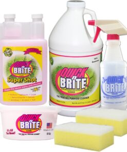 Quick N Brite All Purpose Cleaner, 6 Piece Combo Kit, with Concentrated Cleaner 64 oz 6 Piece Set 22 61x7qdHfZL