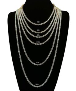 Niv's Bling 18K Gold Canary CZ Top Bottom Custom Grillz Silver 20.0 Inches 8 61x8 e2KS9L