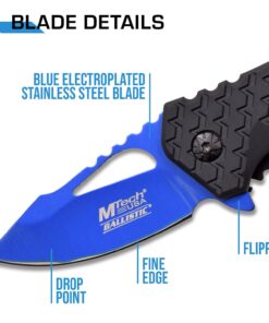 MTECH USA – Spring Assisted Folding Knife Blue 45 61x9fzQQWL