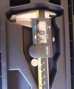 Mitutoyo 500-196-30 Advanced Onsite Sensor (AOS) Absolute Scale Digital Caliper, 0 to 6"/0 to 150mm Measuring Range, 0.0005"/0.01mm Resolution, LCD Standard AOS 58 61xAkMHDneL