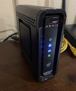 ARRIS SURFboard SB6190 DOCSIS 3.0 32 x 8 Gigabit Cable Modem , Comcast Xfinity, Cox, Spectrum , 1 Gbps Port , 800 Mbps Max Internet Speeds , Easy Set-up with SURFboard Central App , Black Docsis 3.0 32x8 Modem 30 61xBc8KibEL