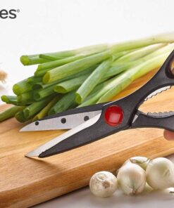 Knife Set With Wooden Block - 15 Piece Set Includes Chef Knife, Bread Knife, Carving Knife, Utility Knife, Paring Knife, Steak Knife, Boning Knife, Scissors And Knife Sharpener. - By Kitch N’ Wares 26 61xDZZwjYvL