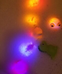 Bath Toys, 8 Pcs Light Up Floating Rubber Animal Toys Set, Flashing Color Changing Light in Water, Baby Infants Kids Toddler Child Preschool Bathtub Bathroom Shower Games Swimming Pool Party 37 61xDn0MXK7L