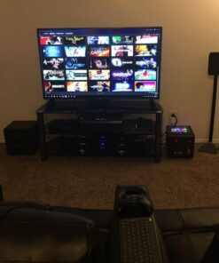 Thermaltake Core V1 SPCC Mini ITX Cube Gaming Computer Case Chassis, Interchangeable Side Panels, Black Edition, CA-1B8-00S1WN-00 140 61xEvz0KPuL