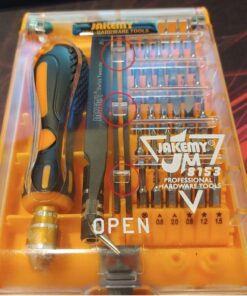 Screwdriver Set By JAKEMY, 43 in 1 Precision Screwdriver Kit Magnetic Replaceable Bits Repair Tool Kit Opening Tool and Tweezer for phone Cellphone PC Electronics Jm-8153+ 43 in 1 53 61xFlKts2CL