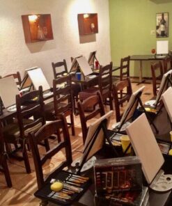 Martin Angelina Table-Top Metal Easel, 22" x 14" W x 14" D, Black, 1 Each (92-AE010) 14 61xGVQ3pIL