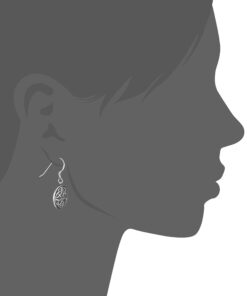 Amazon Collection Sterling Silver Celtic Knot Round Drop Wire Earrings 8 61xGeWtptWL