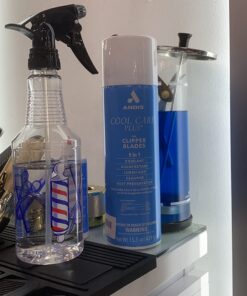 Andis 12750 Cool Care Plus 5-in-1 Clipper Spray, 15.5 oz Can, Blade Care and Treatment, Blue 15.5 Ounce (Pack of 1) 23 61xH ellTAL