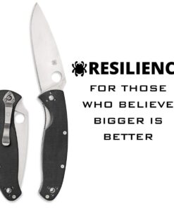 Alternative view of Spyderco Resilience Folding Pocket Knife with 4.20" 8Cr13MoV Stainless Blade and G-10 Handle - PlainEdge - C142GP
