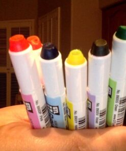 G.T. Luscombe Company, Inc. Accu-Gel Bible-Hi-Glider Bible Study Set | No Bleed Solid Gel Highlighter | No Smearing or Fading | Long Lasting Bright Translucent Colors (Set of 6) 1-Set Set of 6 58 61xHf3cP1UL