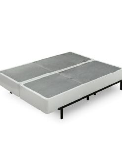 ZINUS No Assembly Metal Box Spring, 9 Inch White Mattress Foundation, Sturdy Metal Structure, Split Queen 29 61xHx9H5HlS