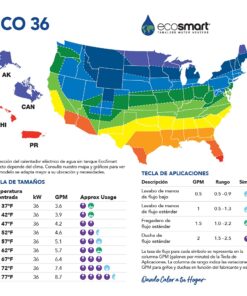 Ecosmart ECO 36 36kw 240V Electric Tankless Water Heater 27 61xI QqVeXS