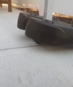 Crown Shades 10x10 Pop up Canopy Outside Canopy, Patented One Push Tent Canopy with Wheeled Carry Bag, Bonus 8 Stakes and 4 Ropes, Blue 70 61xKmVNE1LL