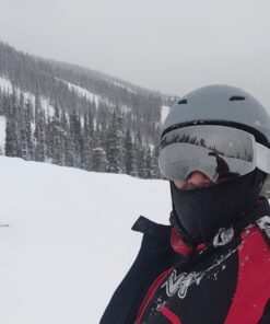 OutdoorMaster Ski Goggles PRO - Frameless, Interchangeable Lens 100% UV400 Protection Snow Goggles for Men & Women A0-blackframe Revosilverlens Vlt10% 34 61xNj 0RcTL