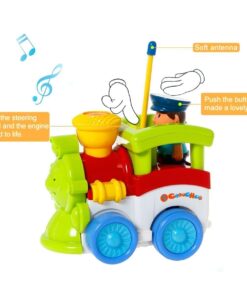 Alternative view of Liberty Imports My First Cartoon RC Remote Control Cars for Toddlers Ages 1-3, Radio Control Toy for Baby, Kids 18 Months+ (Train) Train