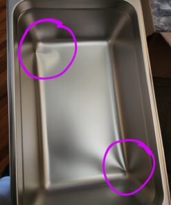 Update International NJP-1006 Steam Table Pan, 6", Stainless Steel Full 6" 27 61xQb1VA3aL