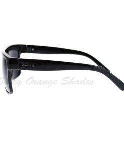 JuicyOrange KUSH Men's Sunglasses Flat Top Square Frame Black Dark Lens, 5 5/8" (143 mm) W x 2" (51 mm) H 9 61xa2wkkiQL