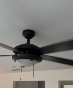 Westinghouse Lighting 7224200 Comet Indoor Ceiling Fan with Light, Matte Black Indoor Only LED 33 61xbd4IOtBL