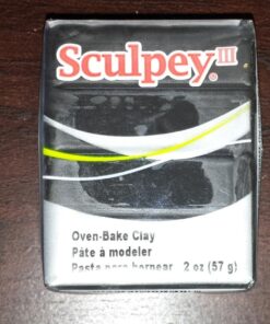 Sculpey III Polymer Oven-Bake Clay, Black, Non Toxic, 2 oz. bar 7 61xbtQvotHL