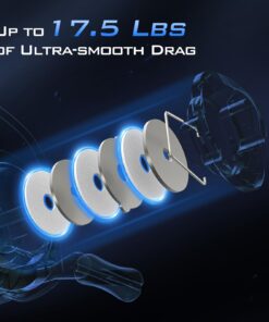 KastKing Centron & Centron Lite Spinning Reels, Size 500 is Perfect for Ice Fishing, Up to 17.5Lbs Max Drag, 5.2:1 Gear Ratio, Ultra Smooth Powerful, CNC Aluminum Spool, 9+1 BB Light Weight Centron Lite - Collapsible Handle Size 5000 31 61xcHczvSiL 1