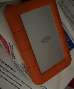 LaCie Rugged Mini 2TB External Hard Drive Portable HDD - USB 3.0/ 2.0 Compatible, Drop Shock Dust Rain Resistant Shuttle Drive, For Mac And PC Computer (LAC9000298), orange Rugged mini HDD 29 61xceYyp4IL