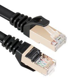 Alternative view of VANDESAIL Ethernet Cable, CAT7 Network Cable RJ45 High Speed STP LAN Cord for Laptop,PC,Router,Switch,Modem,PS4（2m6FT,2pack 6.5ft 2