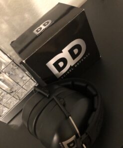 Professional Safety Ear Muffs by Decibel Defense - 37dB NRR - The HIGHEST Rated & MOST COMFORTABLE Ear Protection for Shooting & Industrial Use - THE BEST HEARING PROTECTION...GUARANTEED Regular Black 58 61xfXrLsyZL 2