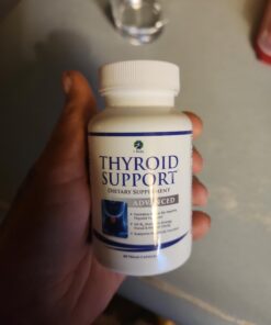 1 Body Thyroid Support Supplement with Iodine - Energy & Focus Support Formula - Vegetarian & Non-GMO - Vitamin B12 Complex, Zinc, Selenium, Ashwagandha, Copper & More 30 Day Supply 60 Count (Pack of 1) 30 61xgkTiYflL