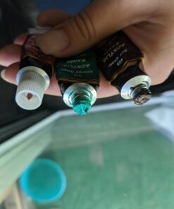 Acrylic Paint Set for Adults and Kids - 12 Pack of 12mL Paints with 3 Art Brushes, Non-Toxic Craft Paint, Halloween Pumpkin Painting Kit - Canvas, Ceramic, Rock Paint - Art Supplies 0.4 Fl Oz (Pack of 12) 32 61xiGz3NY3L