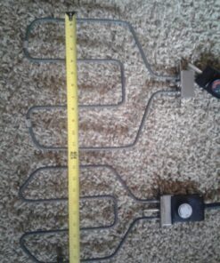 Universal Replacement Electric Smoker and Grill Heating Element with Adjustable Thermostat Controller **NEW 1500 Watts Higher Heat** 43 61xj3F7pbtL